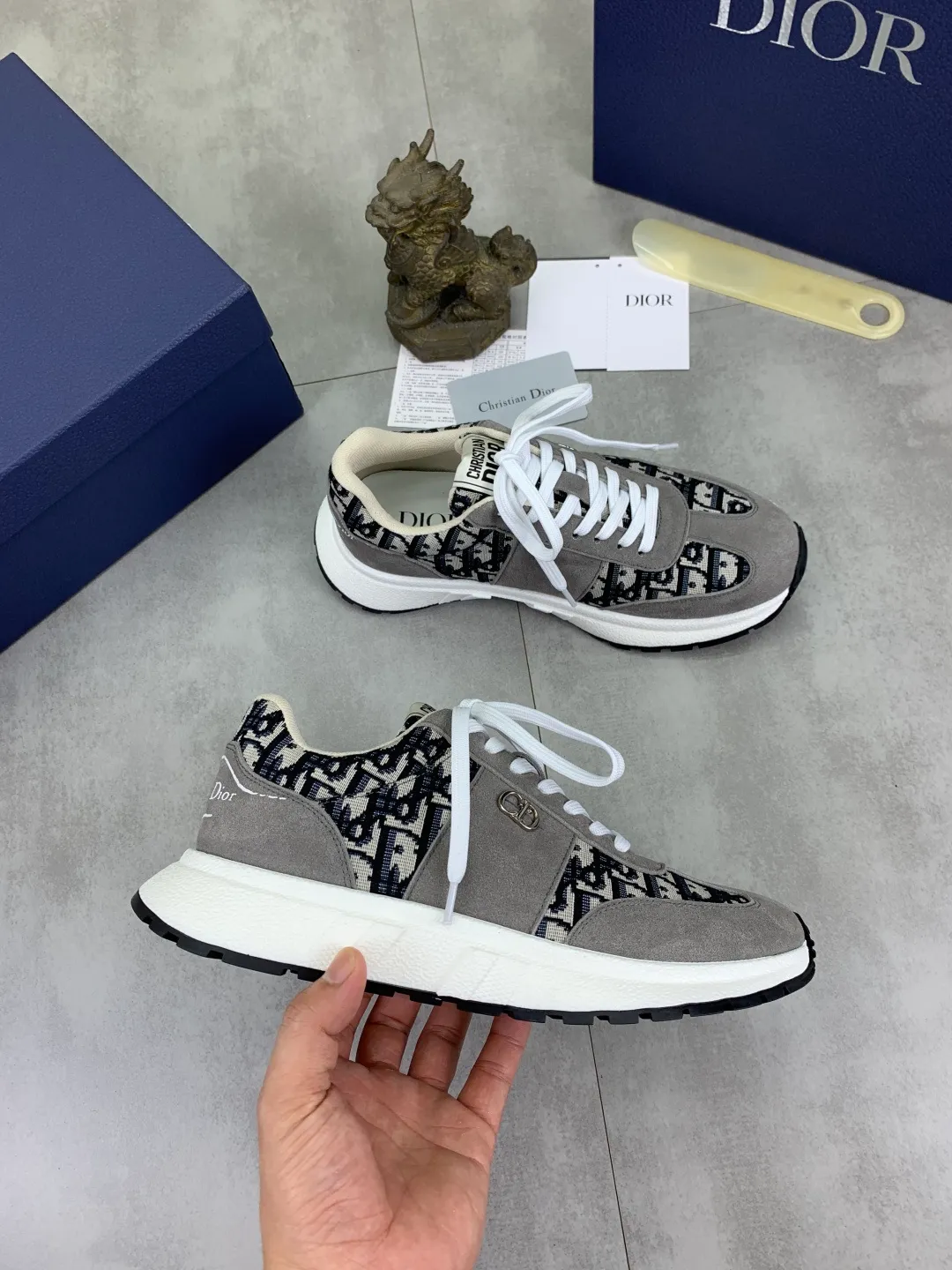 Men's Men's Shoes💰P440💰[New Style]🆘[Dior] 2025 Dior Original Lace-up Low-top Men's Shoes Classic casual shoes 🔥This model is the official classic model, with high quality and made by famous original designers. It is made of high-quality cowhide with original materials➕comfortable and breathable mesh lining➕pigskin insole. The perfect last shape and generous and fashionable design have attracted many consumers and are suitable for drivers to drive🚗. What you want is the best quality in the market. Color: seven colors. Code number: 38--44 (45 46 customized)